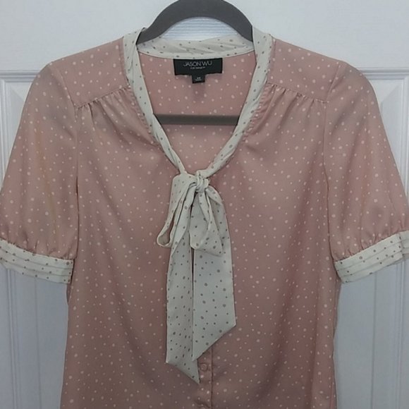 Jason Wu for Target Polka Dot Chiffon Top - Picture 7 of 13